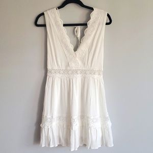 Magnolia Boutique womens white dress, Size S